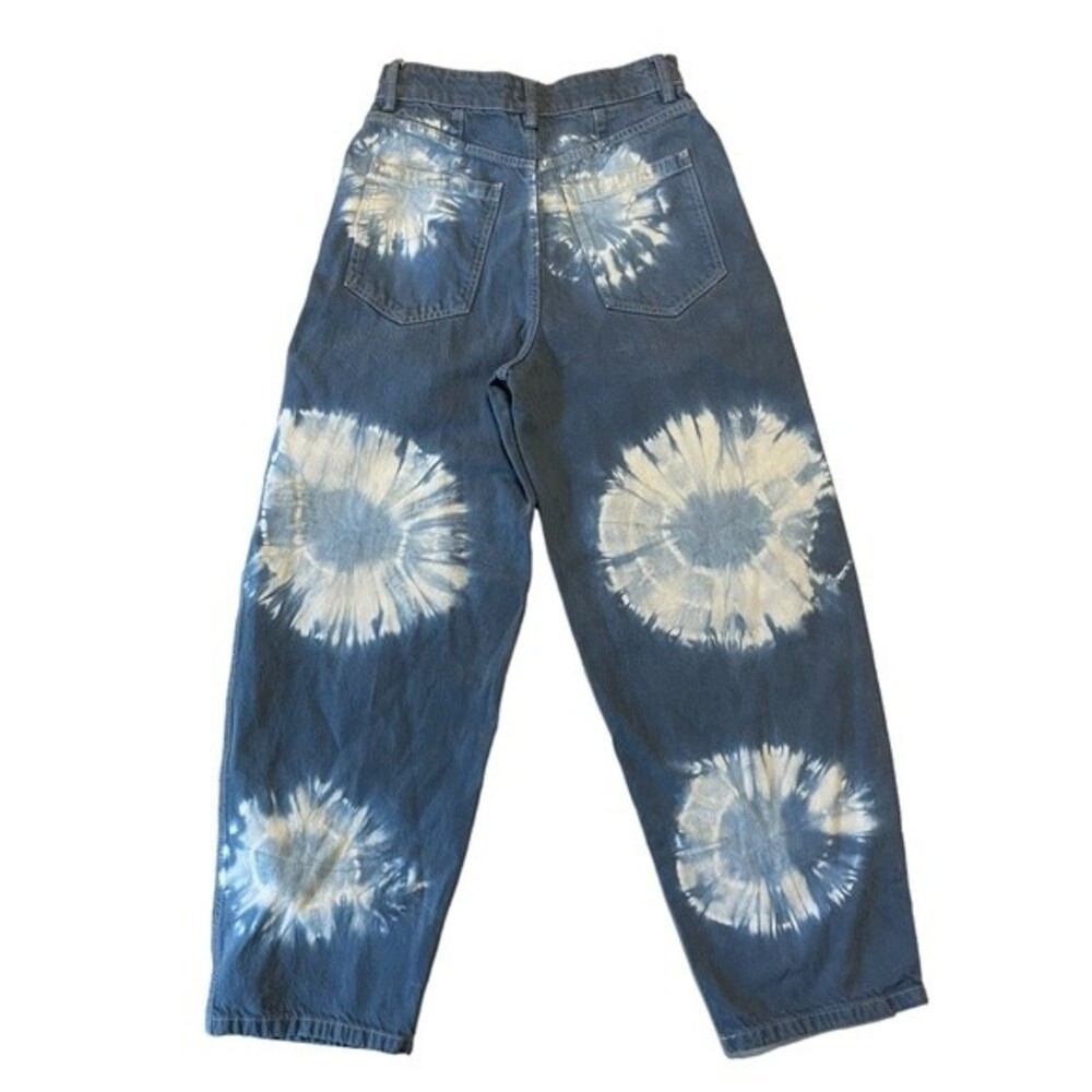 Urban Outfitters BDG Women's Erin Tie-Dye Cocoon Jeans Size 28 60s 70s - Picture 4 of 10